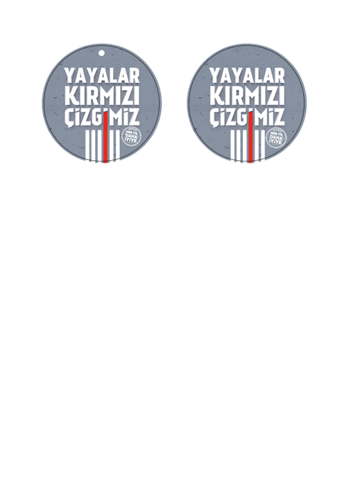 Önce Yaya Uygulaması Afiş-Sticker ve Araç Kokusu